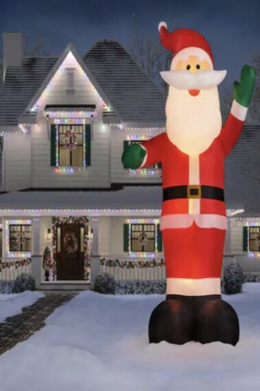 Home Depot is Selling a 20 Foot Inflatable Santa You Can Put in Your Yard for The Holidays - Inflatable Santa Decoration - Kids Activities Blog