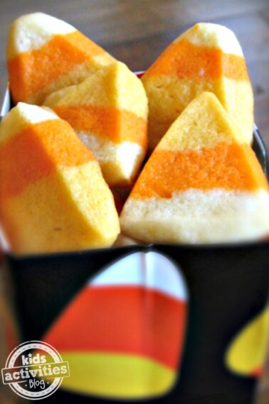 candy corn sugar cookies