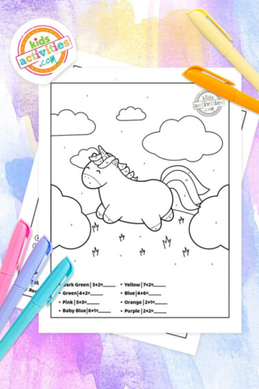 color by number worksheet