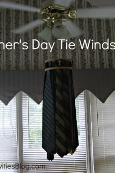 fathers day tie windsock