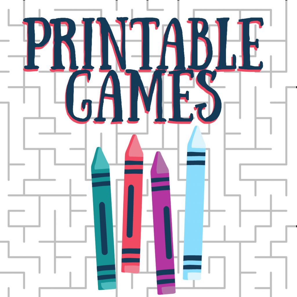 Printable Coloring Games - Kids Activities Blog