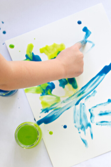 homemade edible finger paint recipe