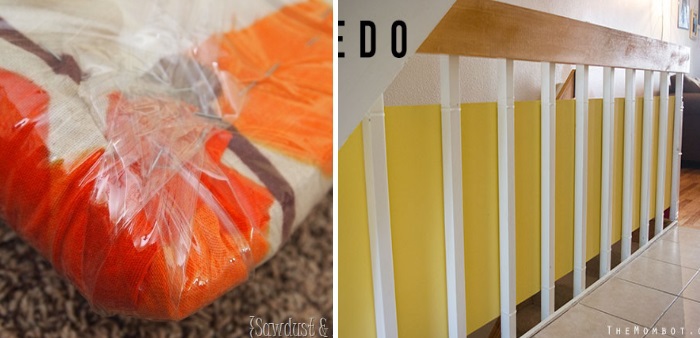 Easy baby proofing tips you can use at home - two images of easy baby proofing tips 