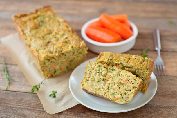 Vegan and veggie Instant Pot Meatloaf