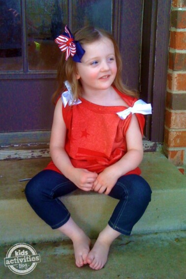 Patriotic DIY t-shirt - Kids Activities Blog