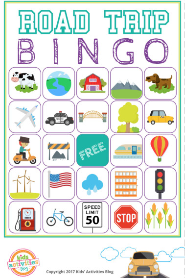 Road Trip Bingo - feature