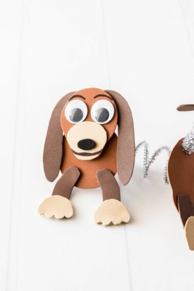 Toy Story Craft - Make Slinky Dog from Foam