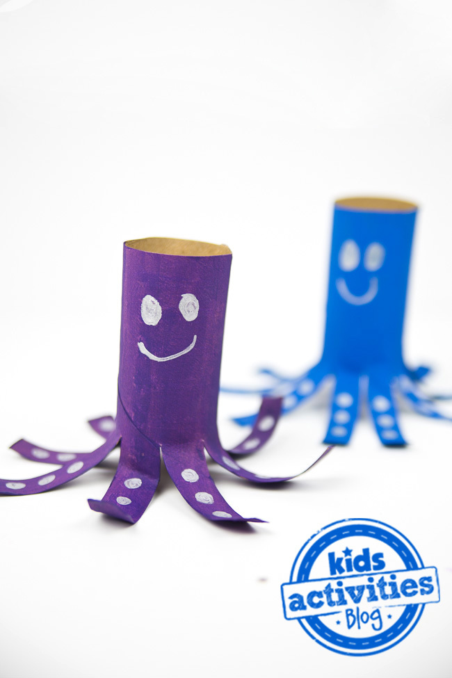 Toilet Paper Roll Octopus Craft