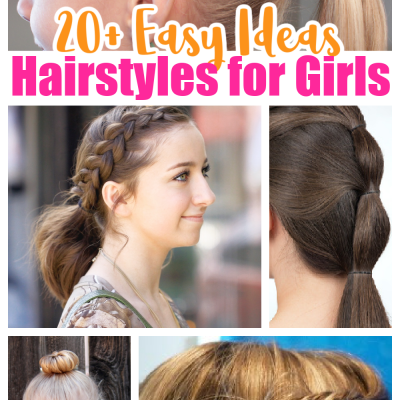 Hairstyles for Girls - 20+ Easy Ideas for Pinterest on Kids Activities Blog